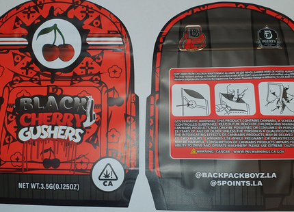 Black Cherry Gushers Calibag Backpack 12.5x10.5cm