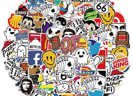 Sticker kaufen, 100er Pack Sticker, Sticker meme, lustige Sticker